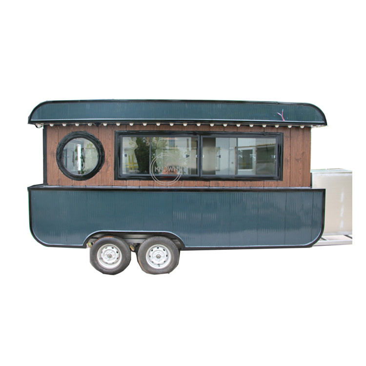 Hot Dog Vending Cart - โรงงาน OEM จัดหารถพ่วงอาหารริมถนนแบบยาว 4M รถเข็นสุนัขร้อนในสหรัฐอเมริกา