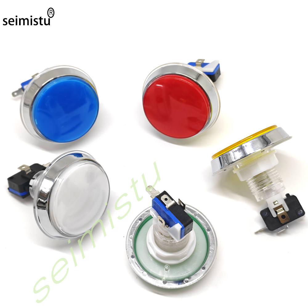 ปุ่ม LED แบบแบนโครเมียม 12V ขน - Coin Pusher Machine บทวิจารณ์และราคา