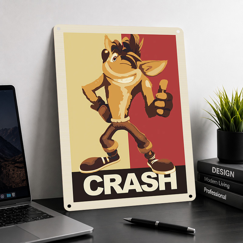 โปสเตอร์ลาย Crash Bandicoot ป้ - Arcade Quest บทวิจารณ์และราคา